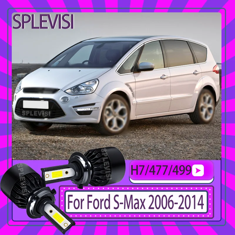 

Plug and Play LED Fan Cooled Headlight Bulb Low Dipped Beam Bulbs For Ford S-Max 2006 2007 2008 2009 2010 2011 2012 2013 2014