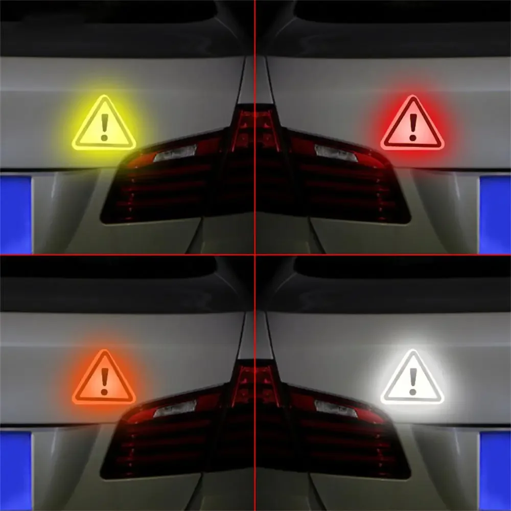 Reflective Sticker Bodywork Safety Sticker High Strength High Performance Triangle Universal Car Warning Sticker Car Accessories