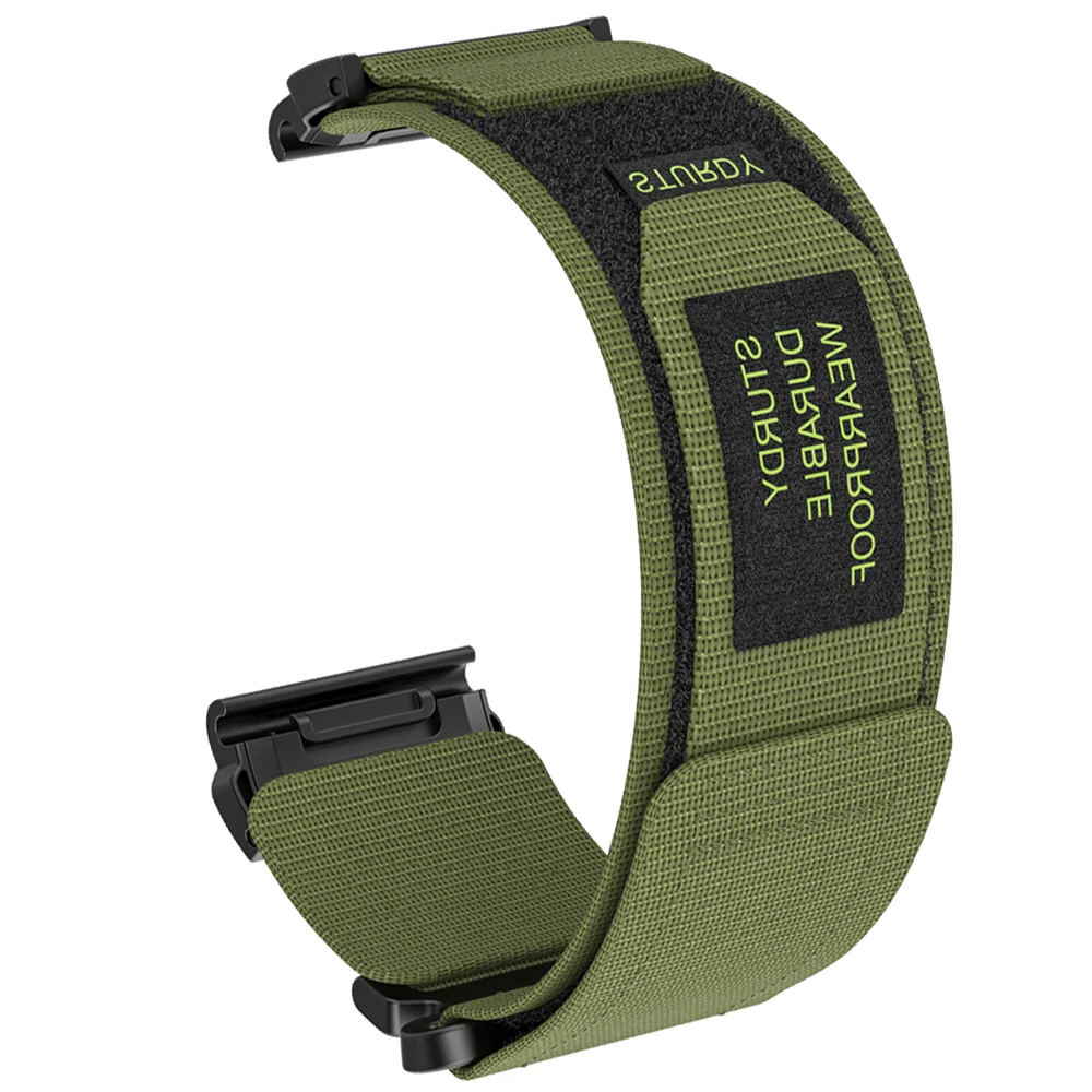 QuickFit 22mm 26mm Watch Band For Garmin Fenix 8 8Pro E 7 7X 6 6X 5X Plus/Epix Pro 47mm 51mm/Tactix 8/Enduro 3 Woven Nylon Strap