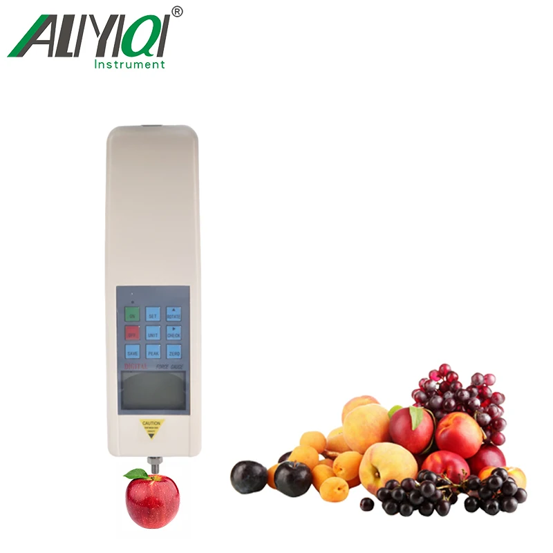 

Testing Equipments Digital Fruit Hardness Tester GY-4 7.9mm And 11.1mm Two Heads Apple Pear Peach Banana Grapes Hardness Tester