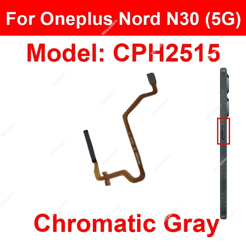 Fingerprint Sensor For Oneplus Nord N10 N20 SE N30 N100 N200 N300 CE 2 3 Lite CE3 Lite Touch Home Power Sensor Flex Ribbon Cable