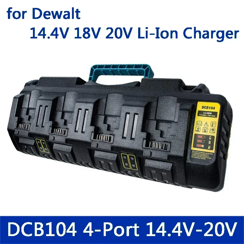 

New for Dewalt 14.4V 18V 20V Lithium Battery Charger DCB104 DCB102 Li-Ion Battery DCB118 DCB1418 DCB140 DCB183 DCB200 USB Out 5V