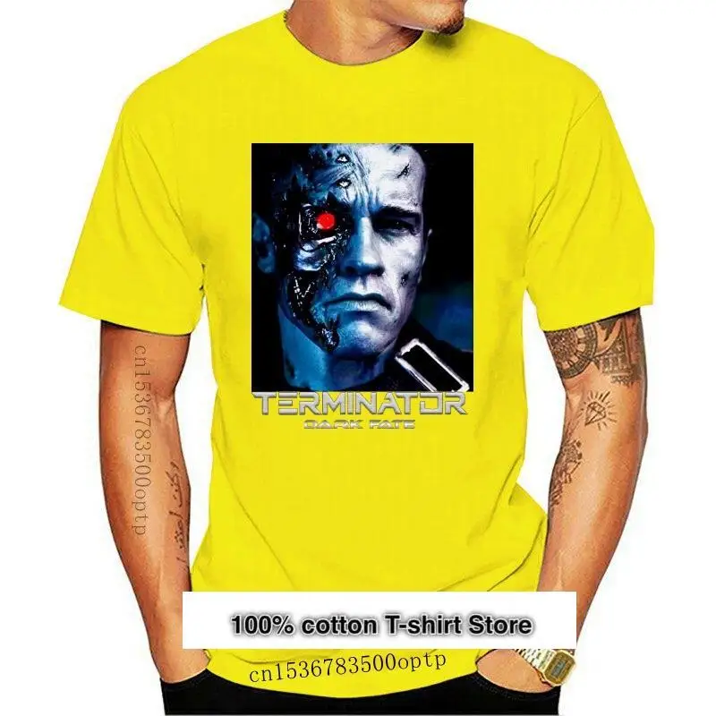 New Terminator Dark Fate Movie 2024 Schwarzenegger T-800 Model 101 T-Shirt Black