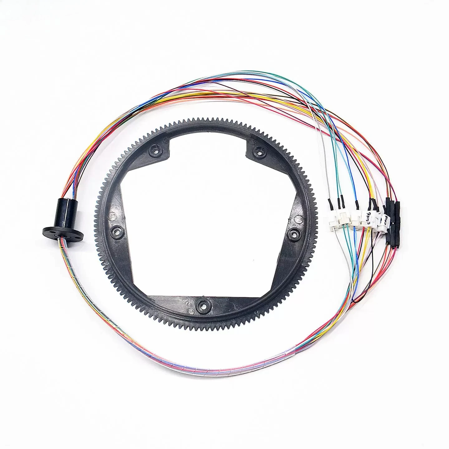 18CH Wires Slipring 360 Degree Infinite Rotation Electric Slip Ring Steering Gear for Henglong 1/16 RC Tank DIY Accessories