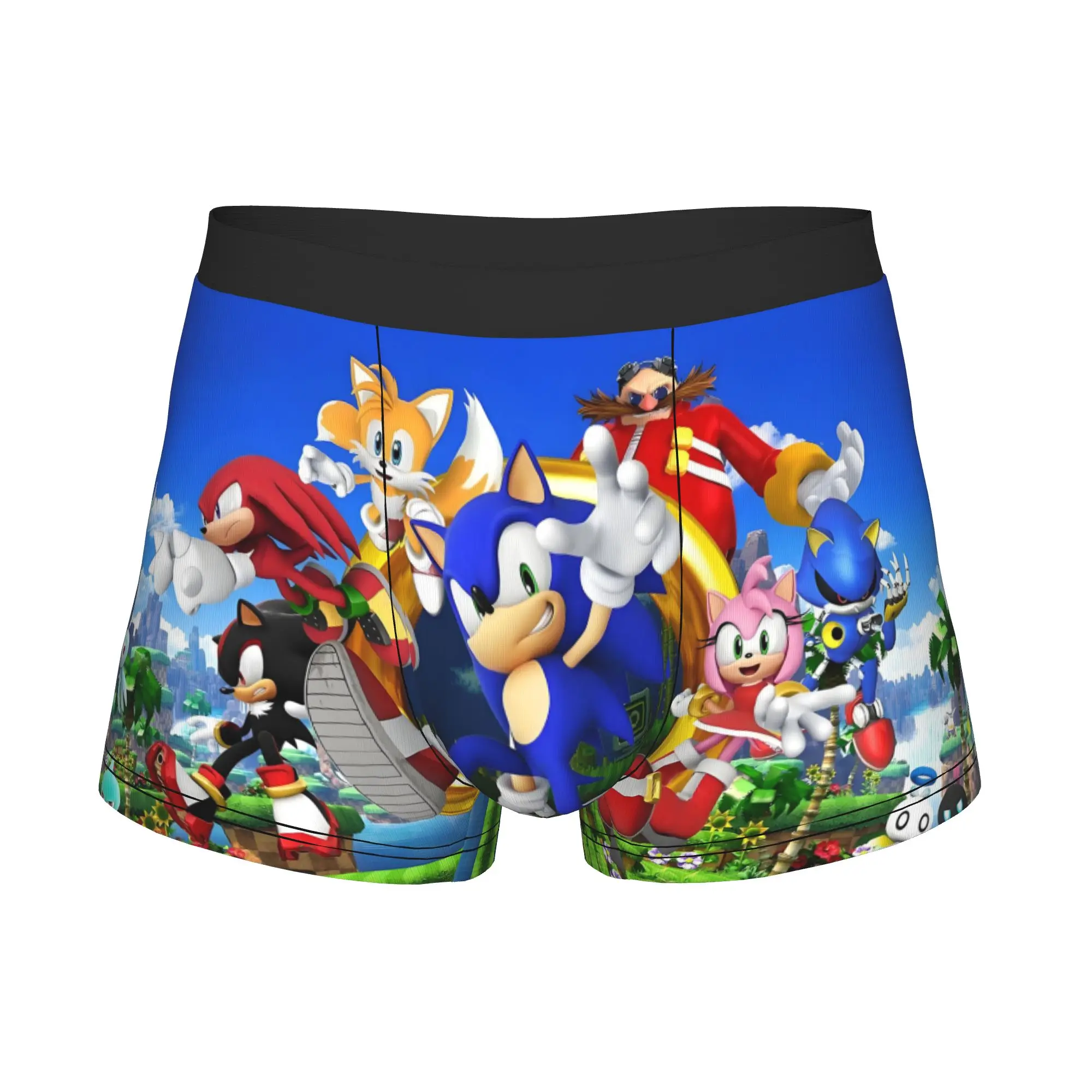 Gehog Video Game Underwear Men Printed Adventure  Boxer Shorts Panties Briefs Soft Underpants