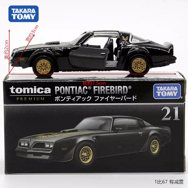 Original Takara Tomy Tomica Premium Car Pontiac Firebird Toys for Boy Alloy Diecast Vehicle Model Carro Collection Birthday Gift