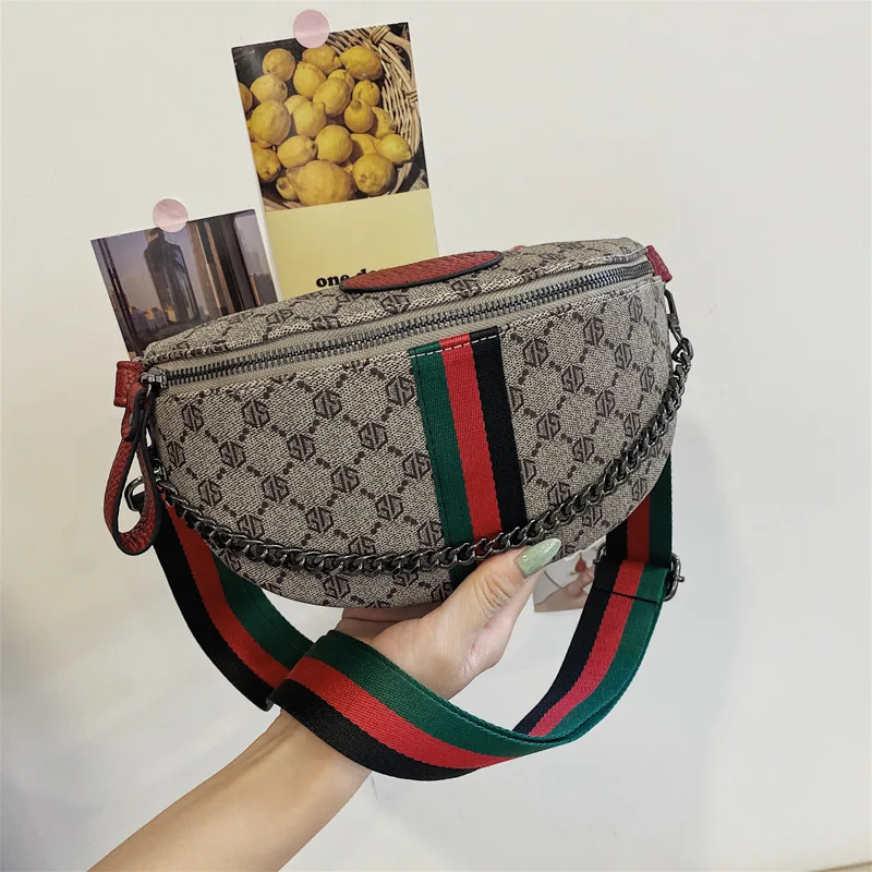 Chest bag personality trendy single shoulder crossbody bag lightweight outdoor cosmetics bag foreign trade