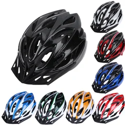 Casco da bicicletta leggero Hollow ventilato Comfort fodera casco da ciclismo casco regolabile per uomo adulto donna equitazione sicurezza