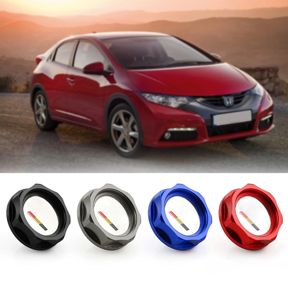 

Aluminum Oil Tank Cap Cover Power Performance Oil Cap Muge Fit for Honda Accord Civic