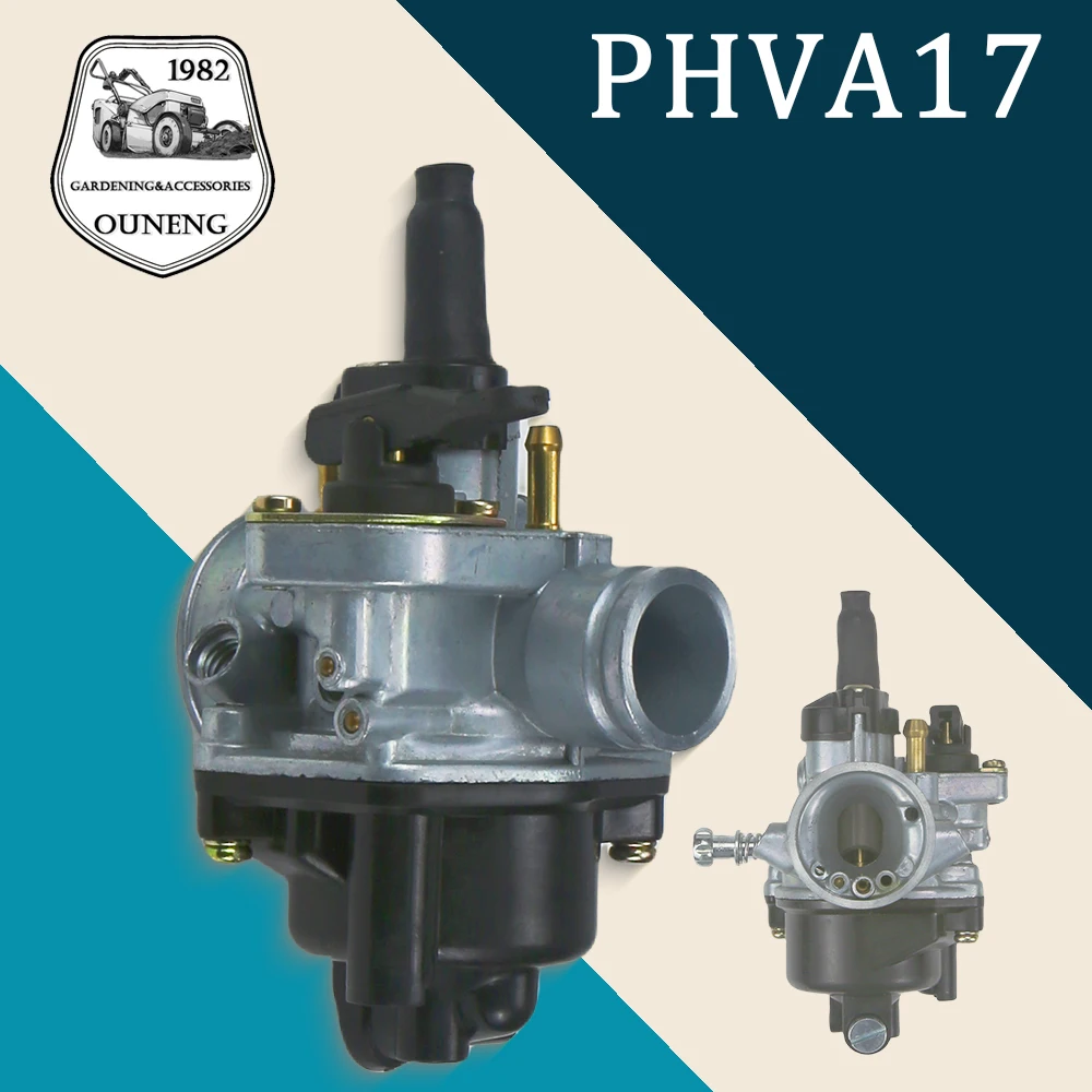 

Motorcycle Carburetor 17.5mm For PHVA17 PHVA MBK Booster 2 Stroke Motorcycle Scooter Moped Dirt Pit Bike Carb