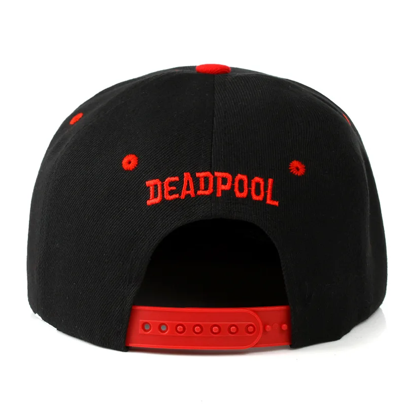 Chapeau de cosplay unisexe Anime Deadpool, chapeau à bord plat Wade Winston 01., chapeau bec de canard extérieur, chapeau hip-hop, chapeau pare-soleil