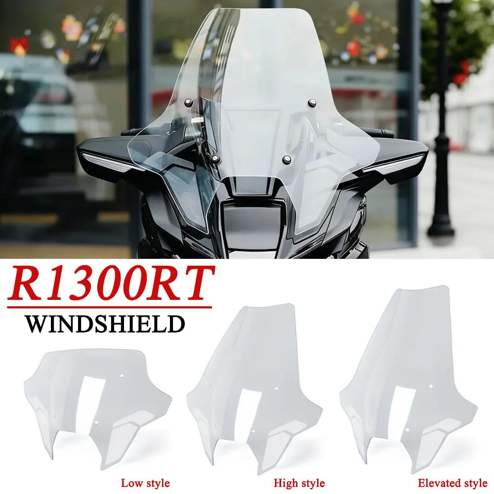 

For BMW R 1300 RT R1300RT R1300 RT WindScreen Windshield Wind Shield Screens Deflectors Transparent Motorcycle Accessories 2025-