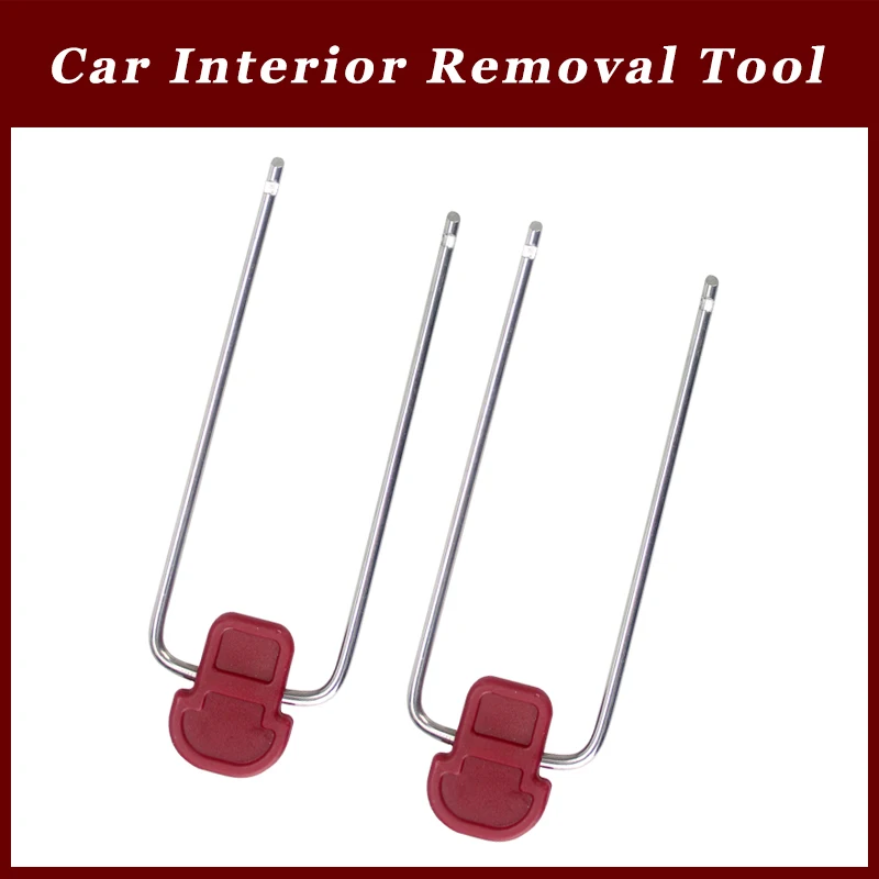 4PCS  Stereo Dash CD Player Removal Tool Set Automobile Accessories Car Radio Audio Removal Install Key Kit