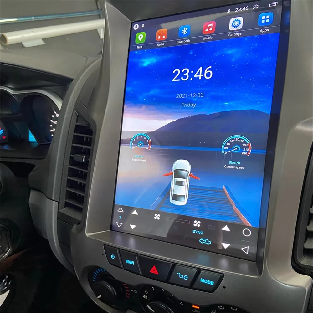 Android 15 สำหรับรถยนต์ฟอร์ด เรนเจอร์ F250 ปี 2015-2022 เครื่องเล่นนำทาง GPS มัลติมีเดีย หน้าจอแนวตั้ง วิทยุติดรถยนต์