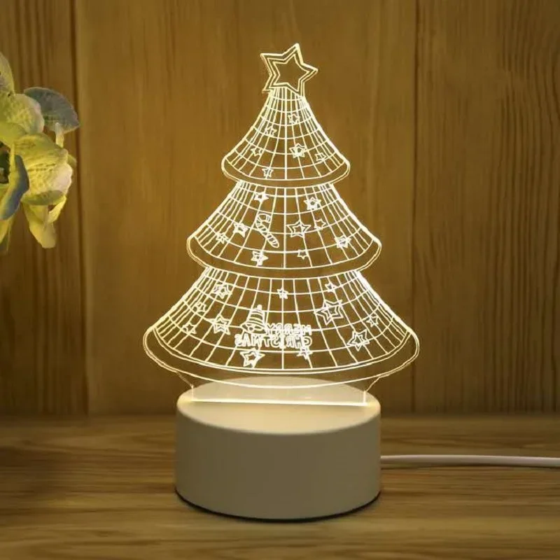 

3D Night Light Acrylic Led Lamp for Home Children's Night Light Table Lamp Birthday Party Decor Valentine's Day Bedside Lamp