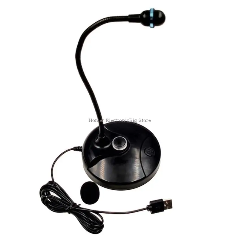 Discurso do Microfone USB conversando cantando microfone USB com suporte para laptop para PC
