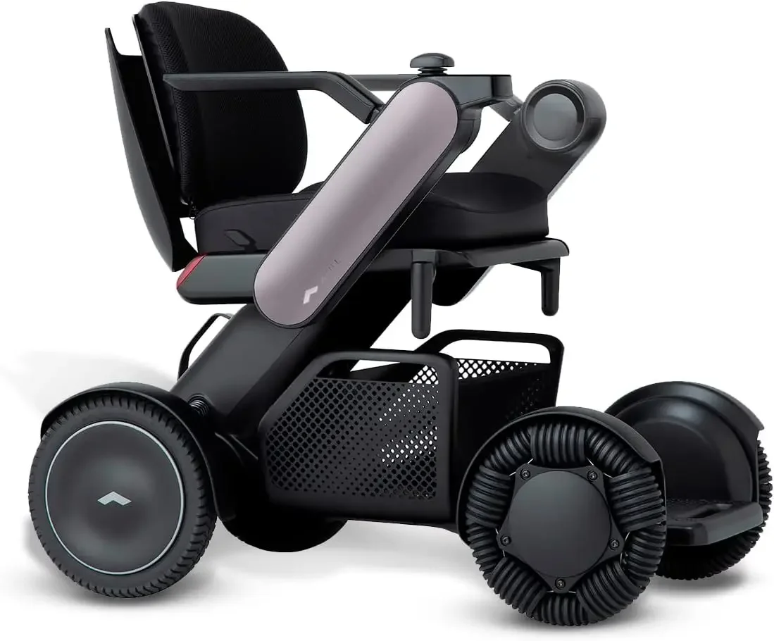 

WHILL Model C2 Portable Power Chair Pink 18 Wide Seat Lightweight Foldable Electric Wheelchair