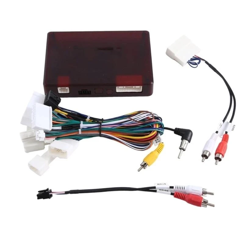 Automotive Sound Head Unit Decoders Box Cable Wiring Harness Enhances Sound Quality For Car Radios With Canbus Decoders