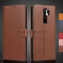 Redmi9 Case Wallet Flip Cover Leather Case for Xiaomi Redmi 9 Pu Leather Phone Bags protective Holster Fundas Coque