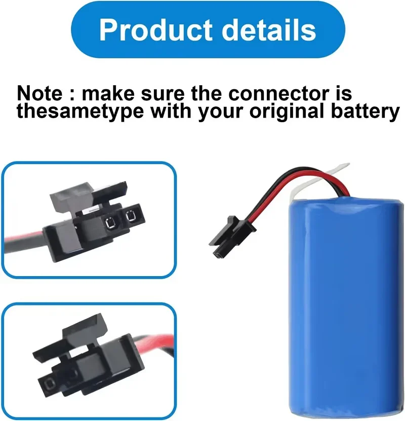 14.8V 2600mAh for Eufy Battery Battery of Robot Vacuum LR30 L35 LR20 Sweeping Robot Battery