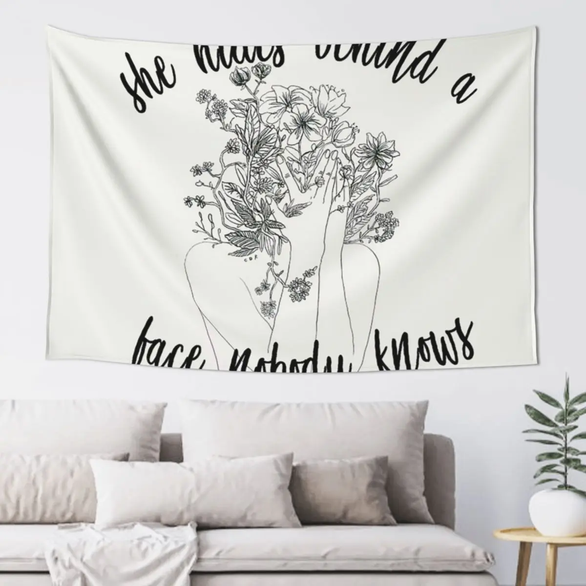 

niall - mirrors lyrics Tapestry Room Ornaments Bed Room Decoration Nordic Home Decor Wall Decoration Tapestry