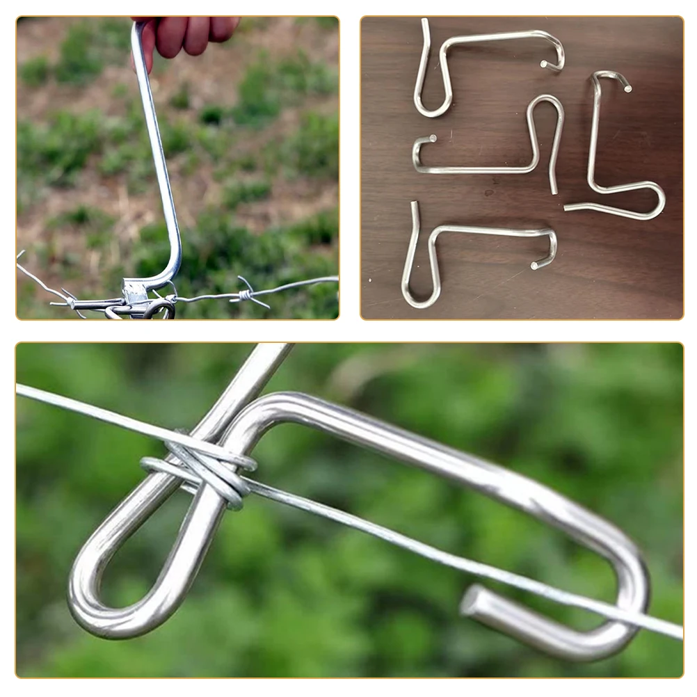 

10 Pcs Fence Line Tightener Wire Tensioning Tool Twisting Fences Electric Cable Metal Wires Fasteners