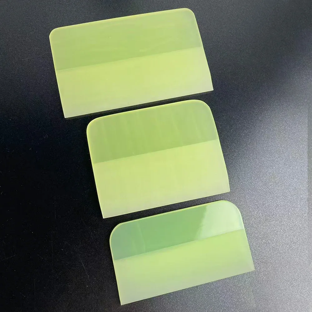 Car Film Tool Car Film Non-marking Scraper Glass Transparent Film Water Scraper, Car Detailing Tool  Transparent full grinding