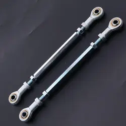 2 Pcs Tie Rod Ends Steering Kit W/ Ball Joints Bar Links ATV