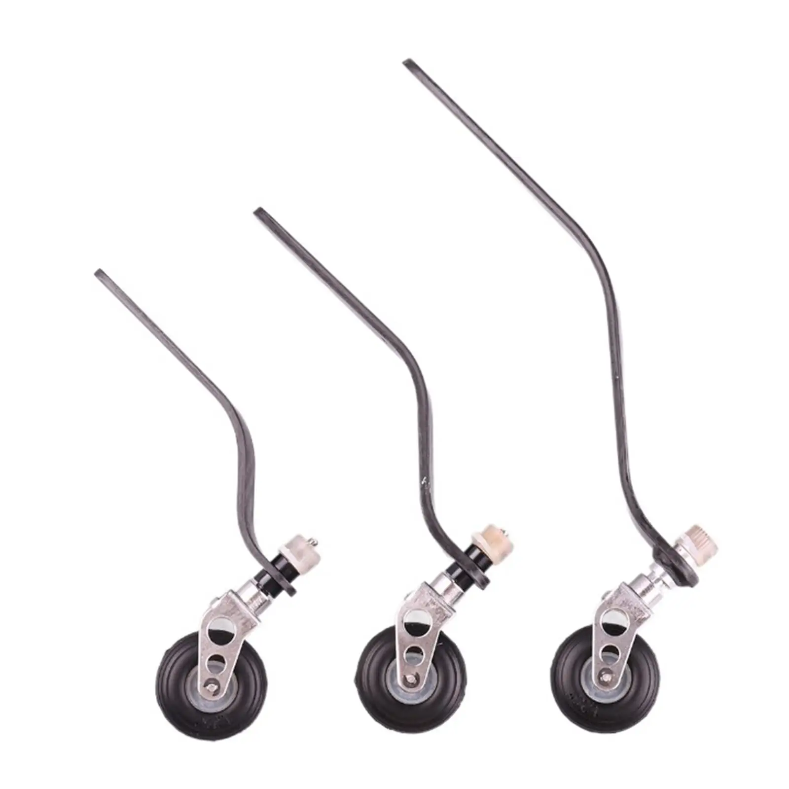 Kit d'assemblage de roue de train d'atterrissage en fibre de carbone, pièces de rechange en PU, 1.25 pouces