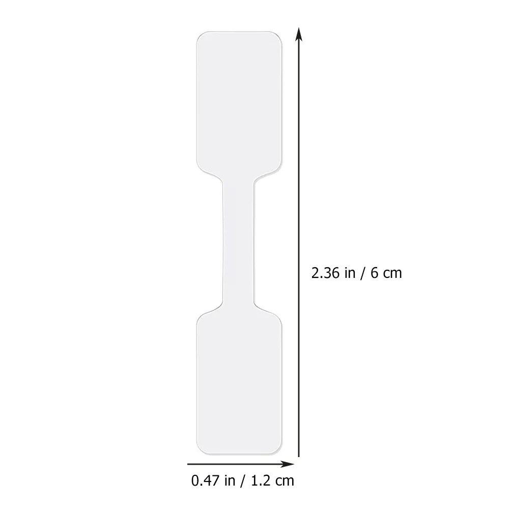 전기 와이어 흰색 케이블 라벨, 학교 용지용 사무실 라벨, 빈 코드, 100 개