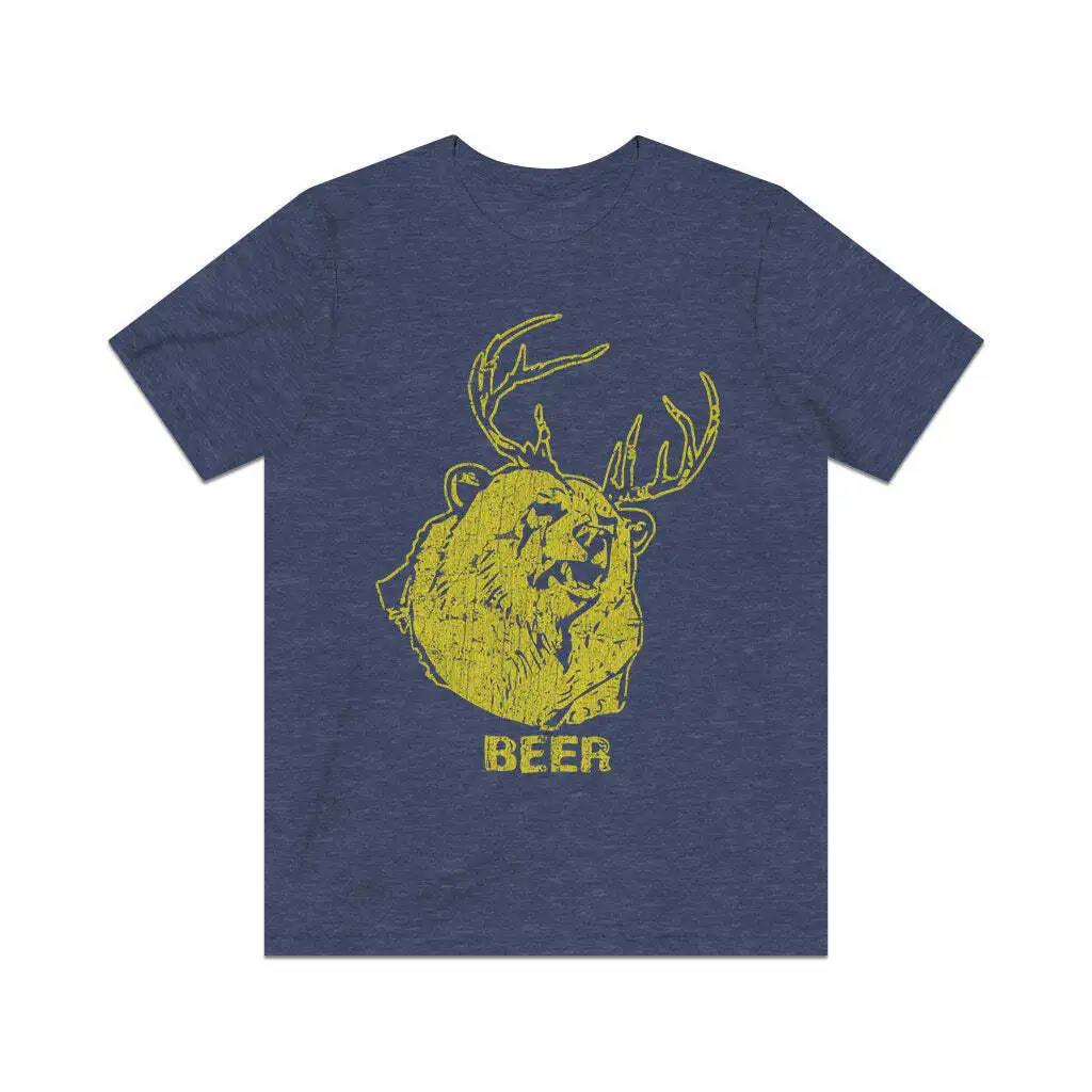 Bear + Deer = Beer 2010 Vintage Men's T-Shirt