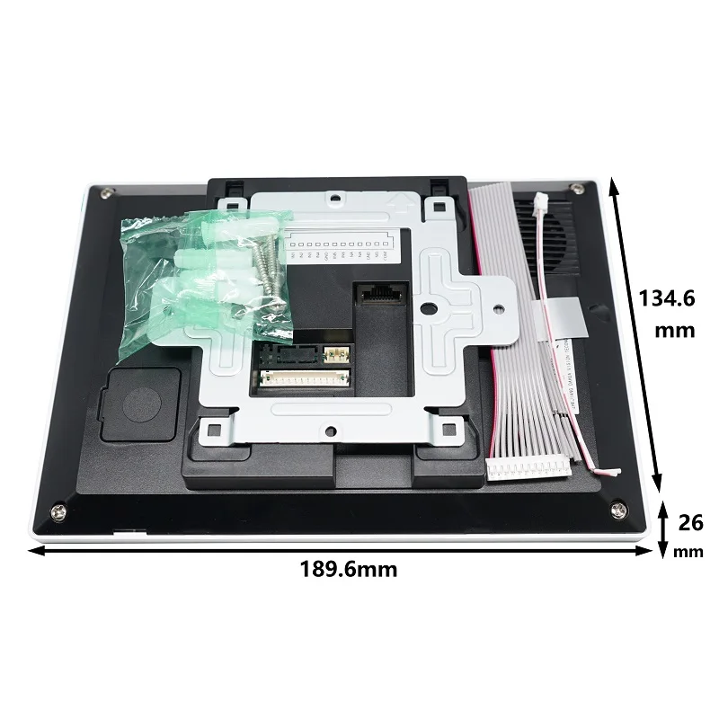 Dahua mehrsprachiges IP-Video-Intercom-Kit, VTO3311Q-WP & VTH2621G-P, P2P-Wolke, Türklingel 1, 2, 3 ,4 Tasten sind einstellbar