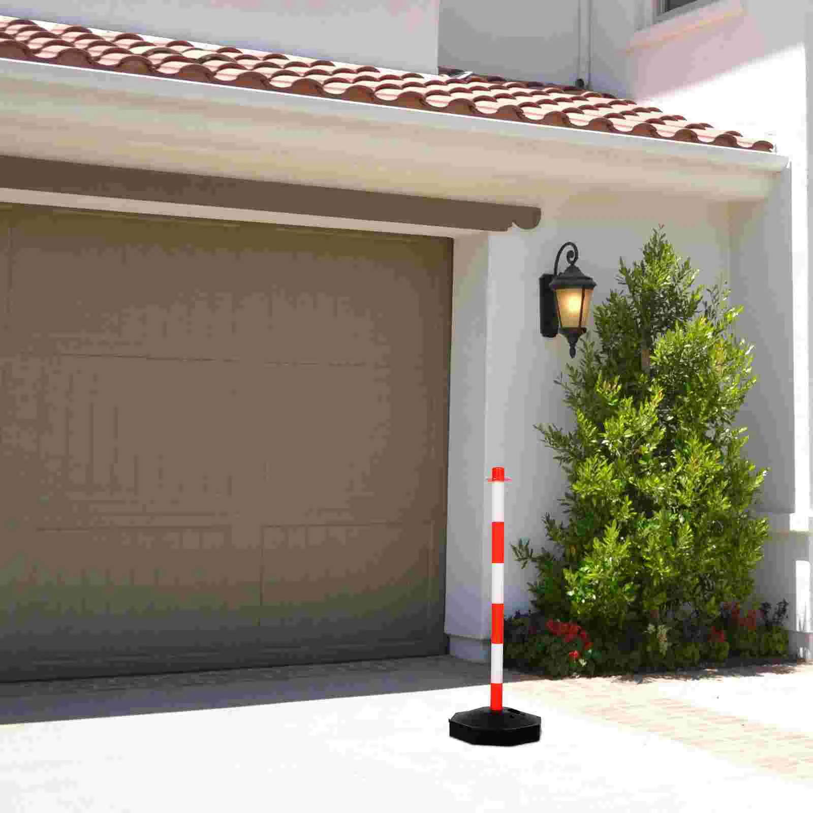 Construction Safety Cones Water-filled Warning Column Driveway Security Post Queue Barrier Fence Garage Barricade or