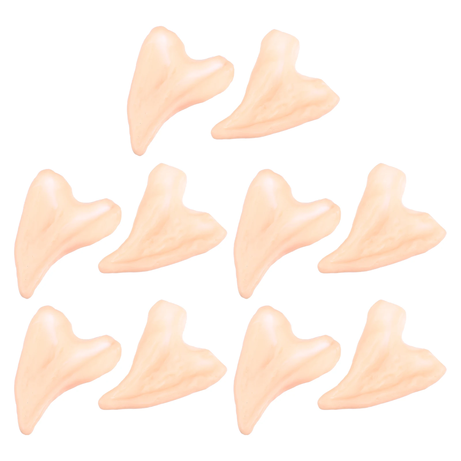 10 قطعة آذان قزم ملحق اللاتكس الأذن وهمية لجميع القديسين حفلة تأثيري فستان الدعامة أداء عفريت الجنية زي الجدة