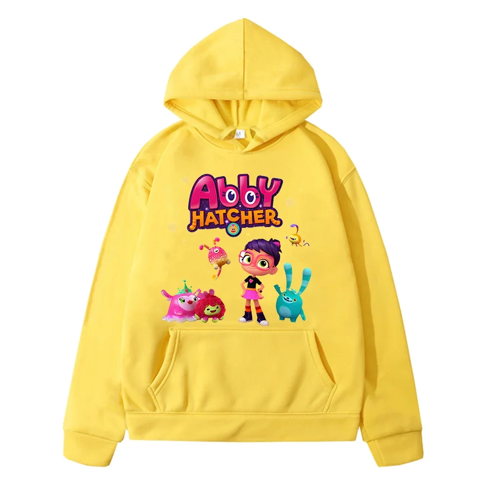 Abby Hatcher Autumn Cartoon hoodies Fleece sweatshirt boys pullover Kawaii Print anime hoodie y2k sudadera kids clothes girls