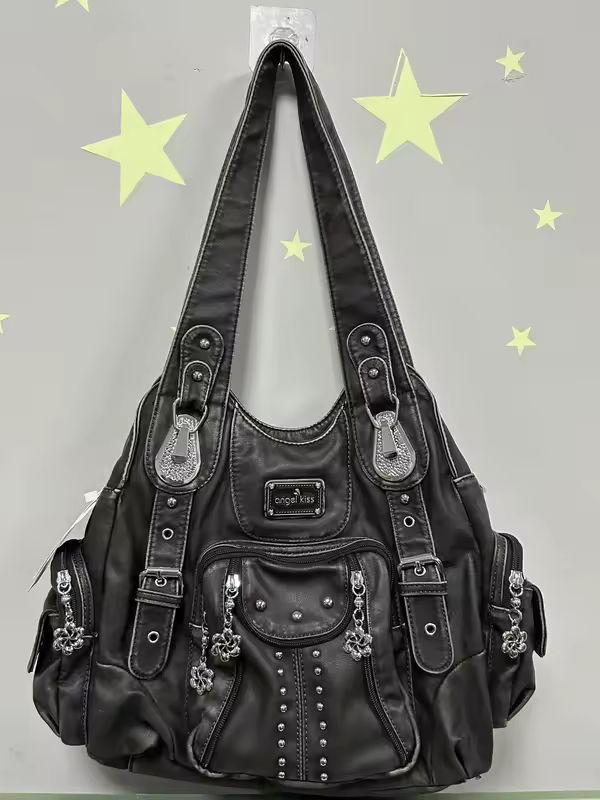 Angel kiss Bag Women Fashion Handbags Women Shoulder Bags PU Leather Handbag Female Satchel Shoulder Purse Bag bolsa feminina - Image 27