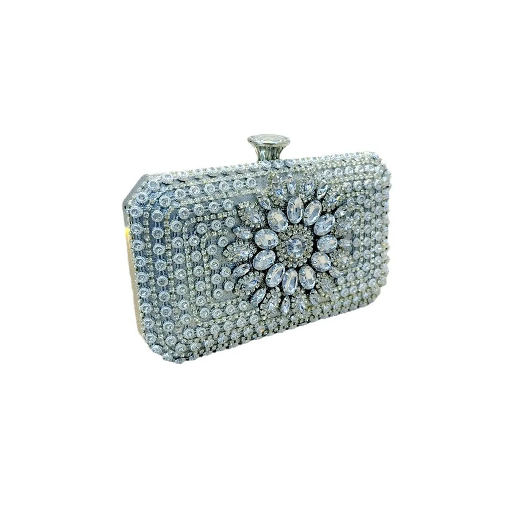 

Celebrity Rhinestone Bag Women's Evening Dress Banquet Clutch Diamond Cheongsam Bag Crossbody Portable Dinner Borsa Luxury Donna