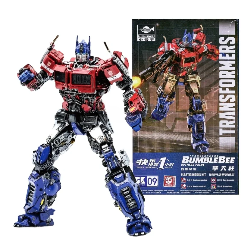 

In Stock Transformers Bumblebee Movie Optimus Prime Plastic Model Kit Assemble Figurine Series Action Collection Toy Gift