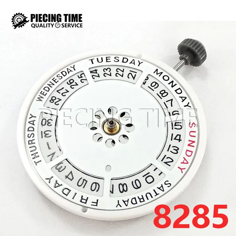 時計アクセサリー新品日本製ムーブメント8285ムーブメント上下カレンダーダブルホワイトマシン8285メカニカルムーブメント