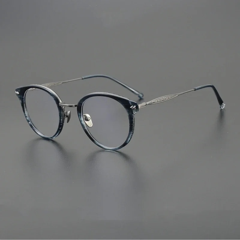 

Round Men's Grade Glasses Frame Japan Handmade Titunium Optical Glasses Frame RLT-5929 Women Glasses Prescription Frame Shades