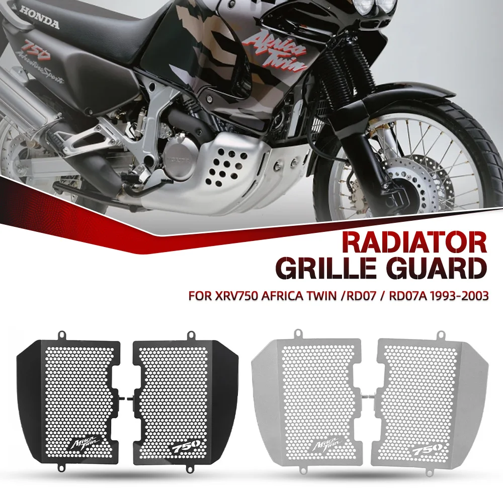 For Honda XRV750 Africa Twin /RD07 / RD07A 1993-1996-1997-1998-1999-2000-2001-2002-2003 Radiator Guard Protection Grille Cover