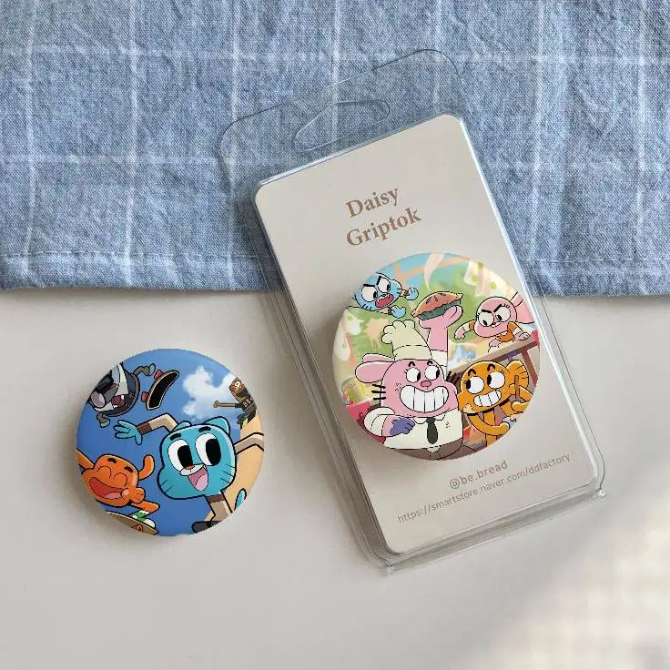 Cartoon The A-Amazing Gumbal Exquisite Tinplate Brooches Sleek Badge Lapel Pins For Bag Accessories Practical Souvenir Gifts