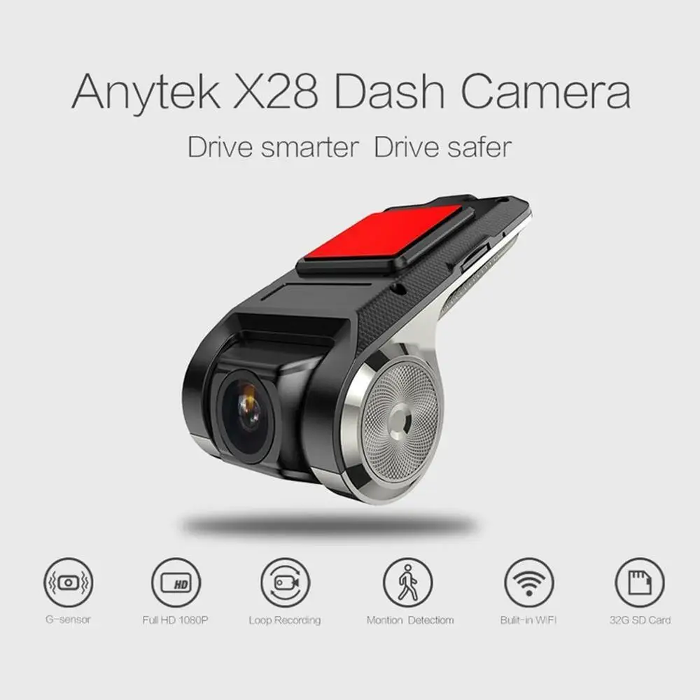 

X28 FHD 1080P 150Dash Cam Car DVR Camera Recorder WiFi ADAS G-sensor Video Auto Recorder Dash Camera