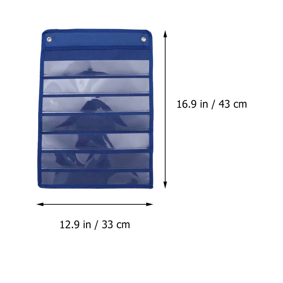 Magnetic Whiteboard Pocket Chart Wall Hanging Classroom Home Display Letters Sentence Strips File Holder Easy to Use Teaching