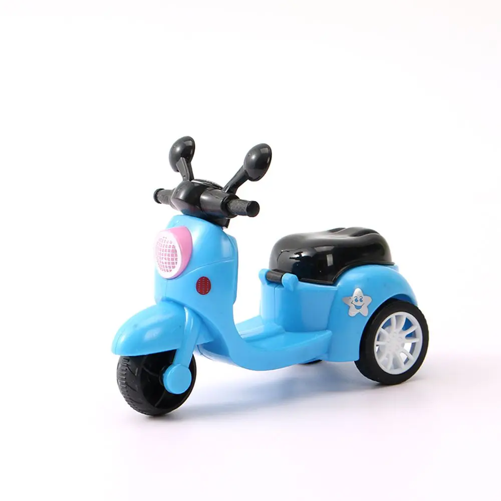 1pc educacional veículos do bebê simulação modelo de motocicleta aprendizagem precoce crianças inércia carro mini motocicleta puxar para trás carro menino brinquedo