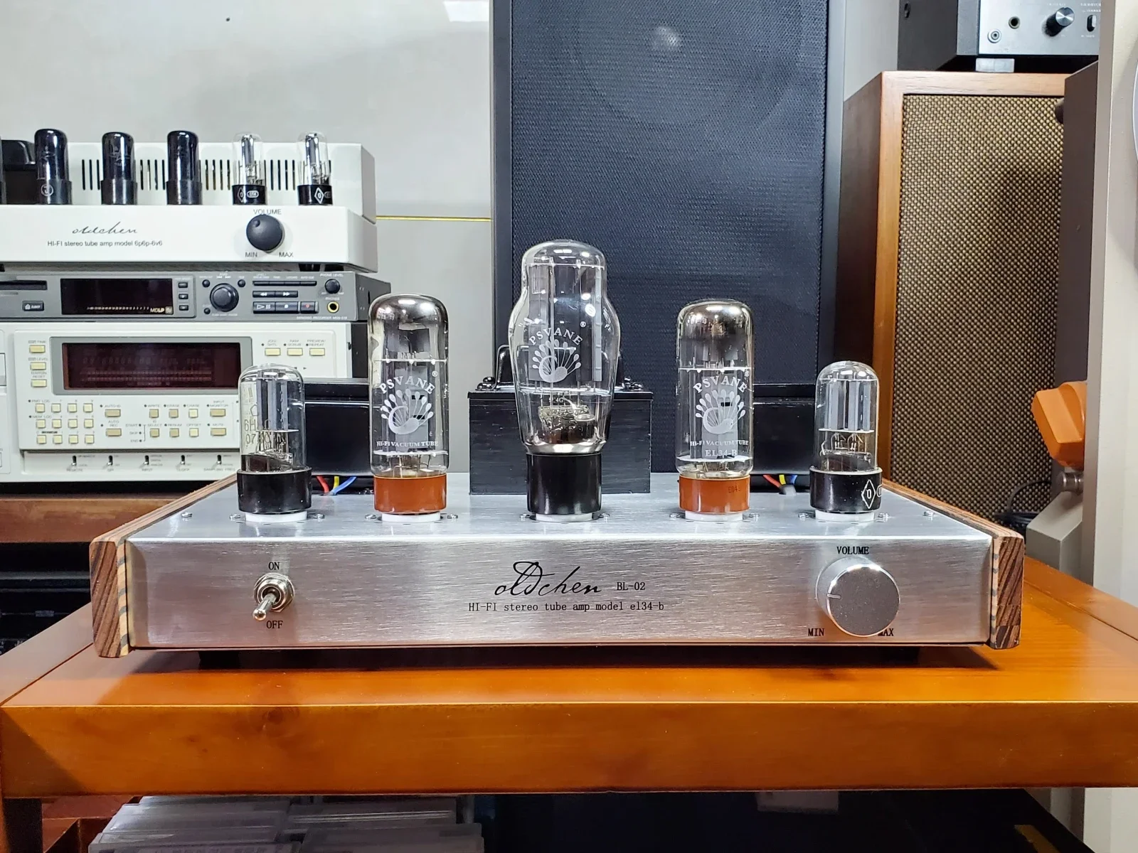 

Oldchen EL34 Tube Amplifier Pure Class A Handmade Home Theatre Vacuum Tube HiFi Power Amplifier