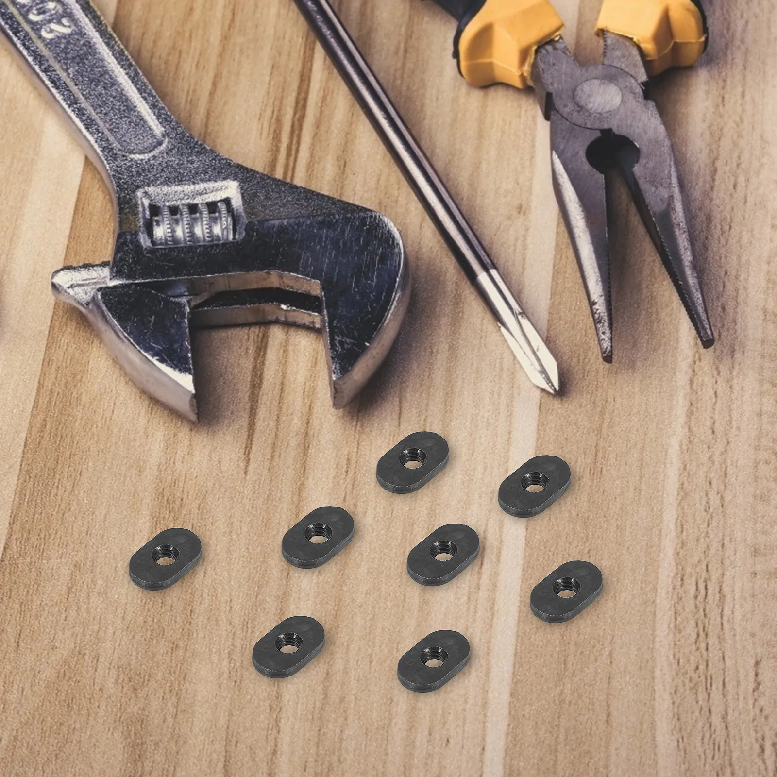 

25Pcs Simple T-Nut Blocks Metal Slide-in Fasteners for Woodworking DIY Projects Thread T Slide Nuts Thread T Slide Nuts