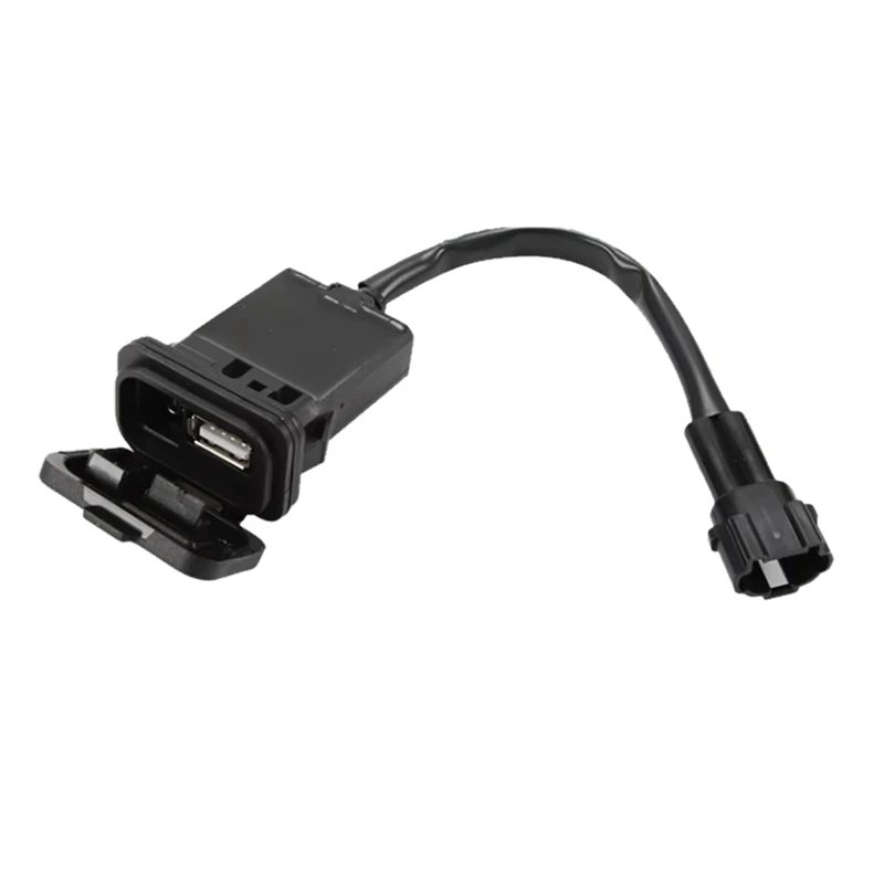 1 PCS Motorcycle USB Power Charging Interface Socket Impulse Charge Port Black Plastic For CFMOTO 450SR SR450 800NK 800 NK