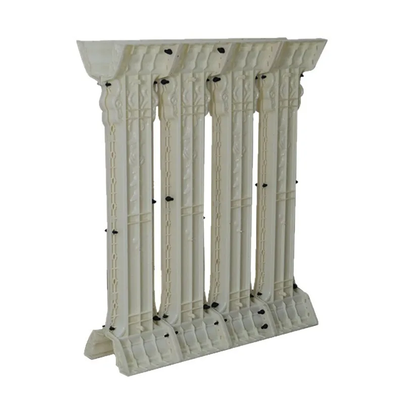 Hot sales panels wall slab pole curved railing handrail bollard balustrades fence mould cement concrete baluster mold