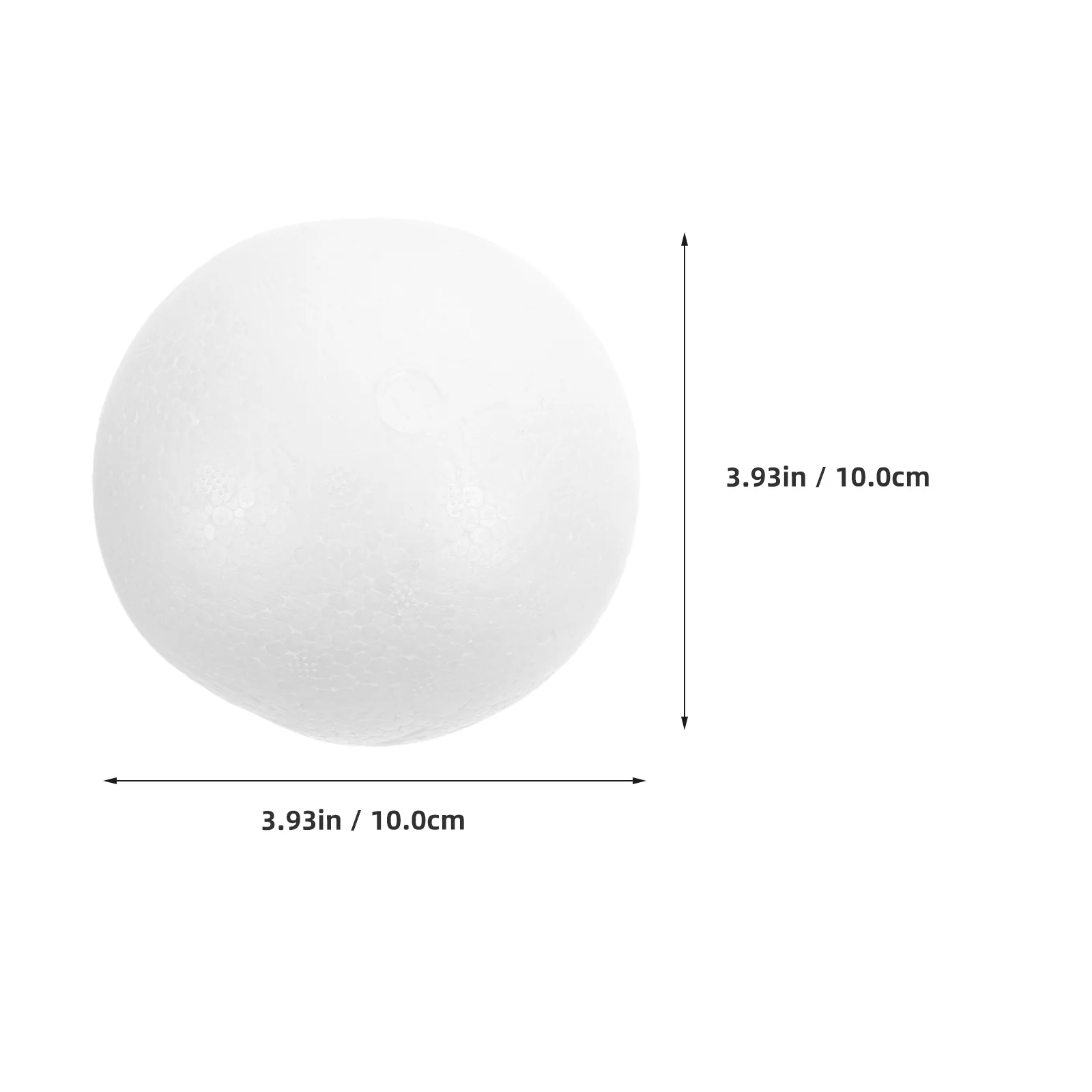 12 stuks schuim ambachtelijke ballen 10 cm effen kinderen doe-het-zelf materiaal voor schilderen winter kerst voorschoolse kleuterschool ornamenten